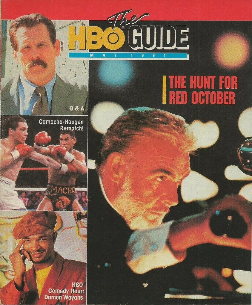 HBO magazine side cover May 1991