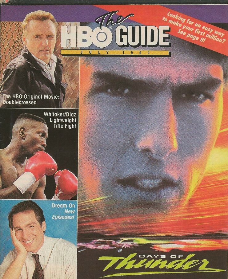 HBO magazine side cover  July 1991