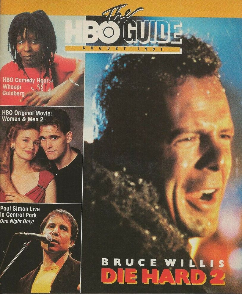 HBO magazine side cover  August 1991