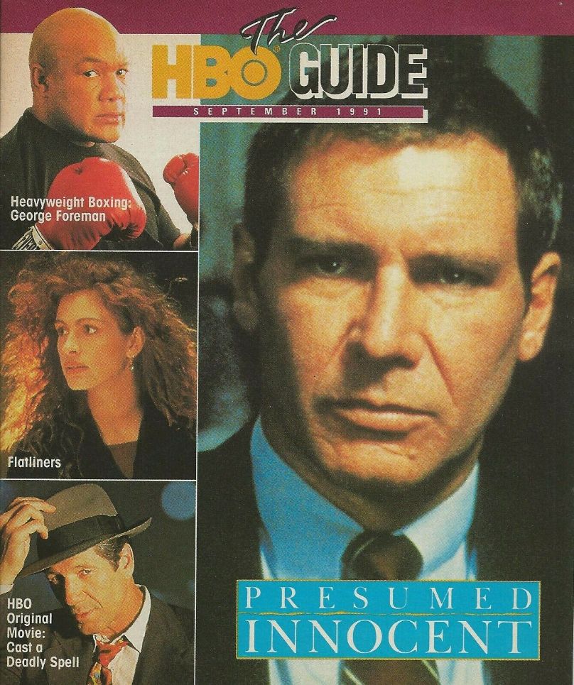 HBO magazine side cover  September 1991