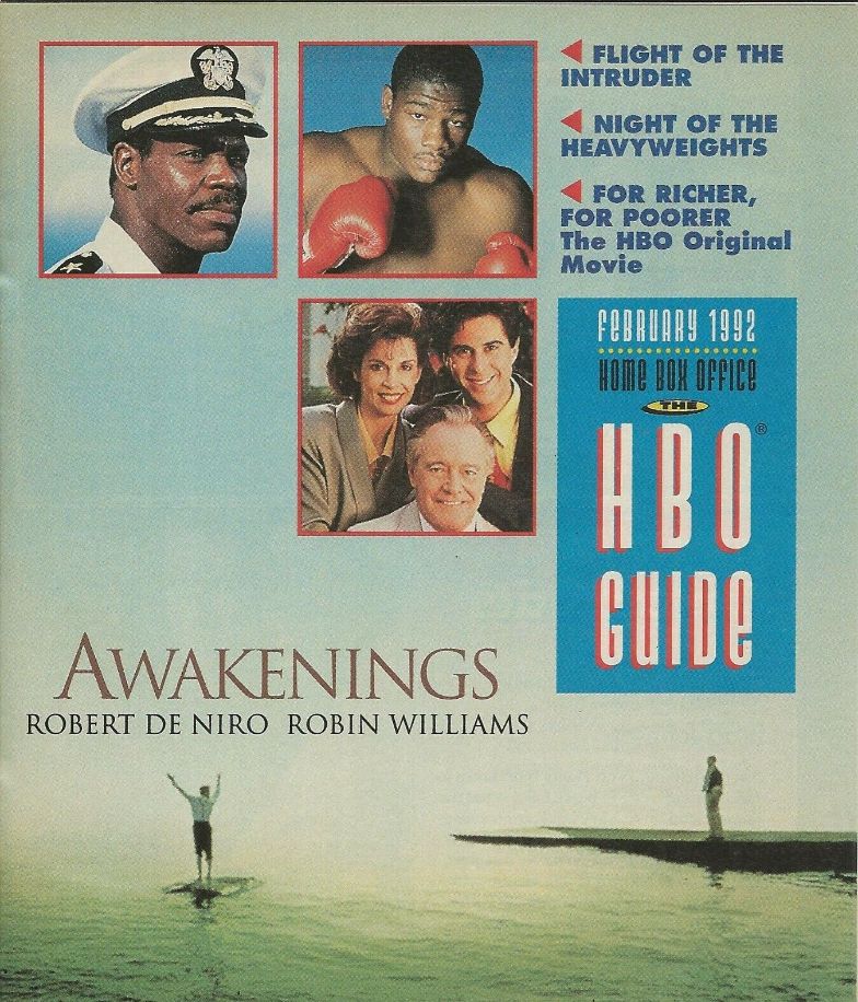 HBO magazine side cover  February 1992