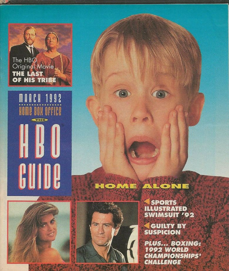 HBO magazine side cover  March 1992