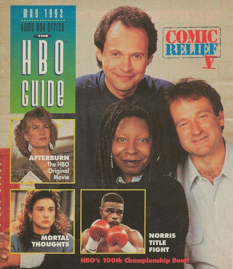 HBO magazine side cover  May 1992