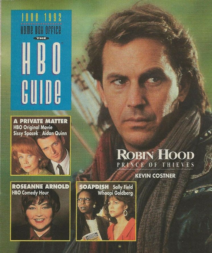 HBO magazine side cover  June 1992