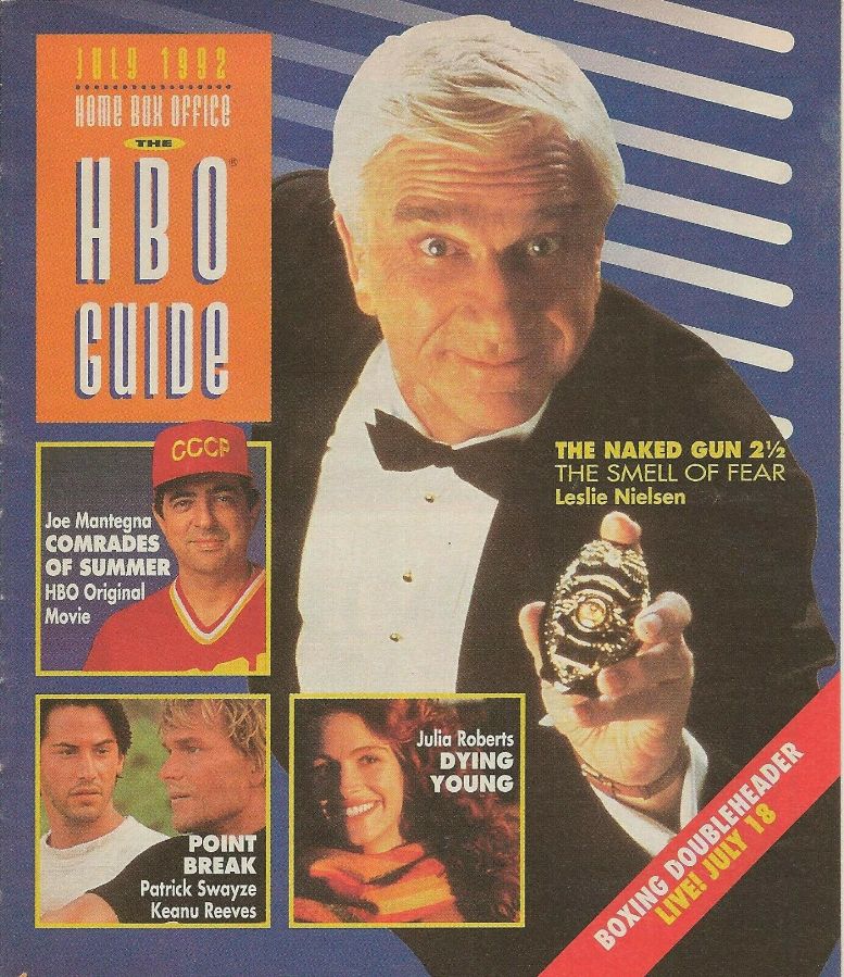 HBO magazine side cover  July 1992