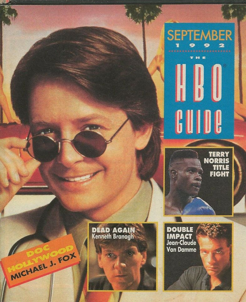 HBO magazine side cover  September 1992