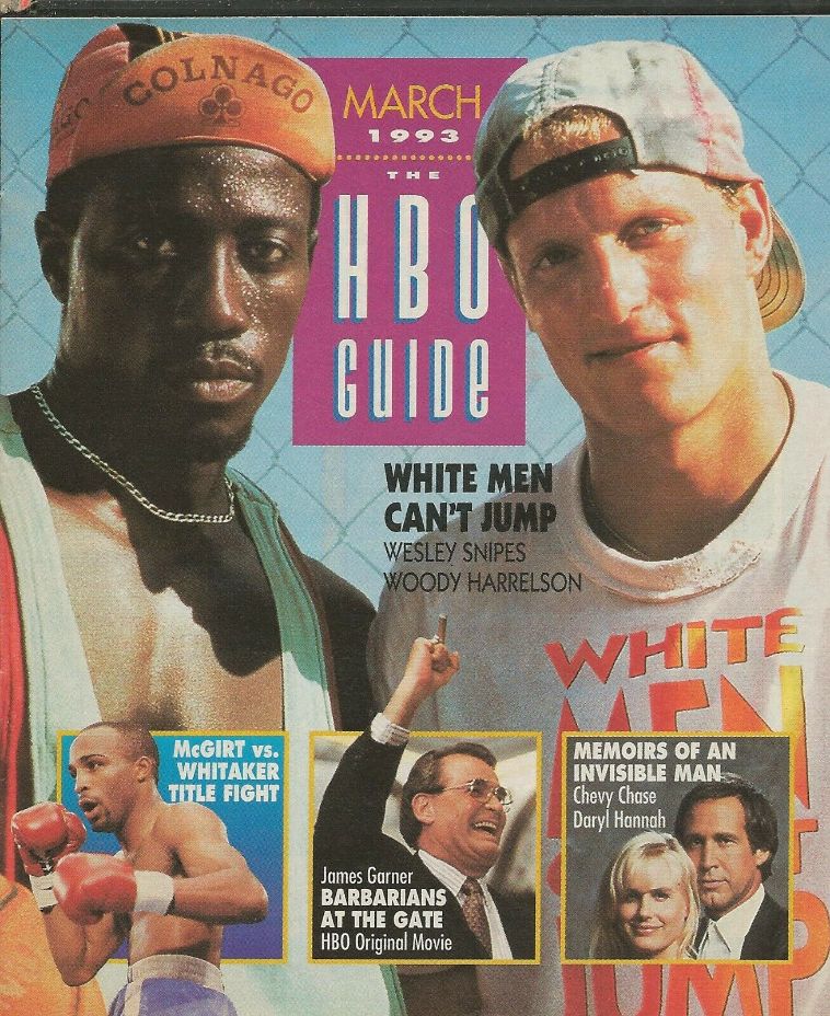 HBO magazine side cover  March 1993