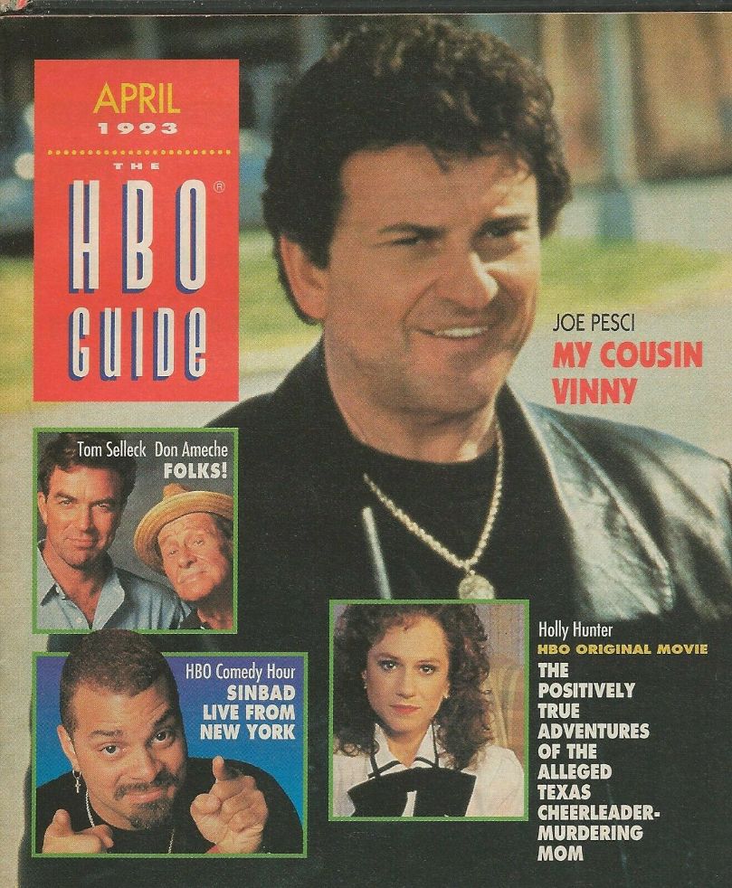 HBO magazine side cover  April 1993
