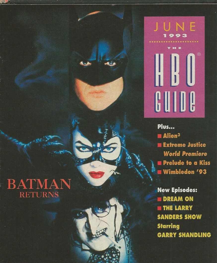 HBO magazine side cover  June 1993