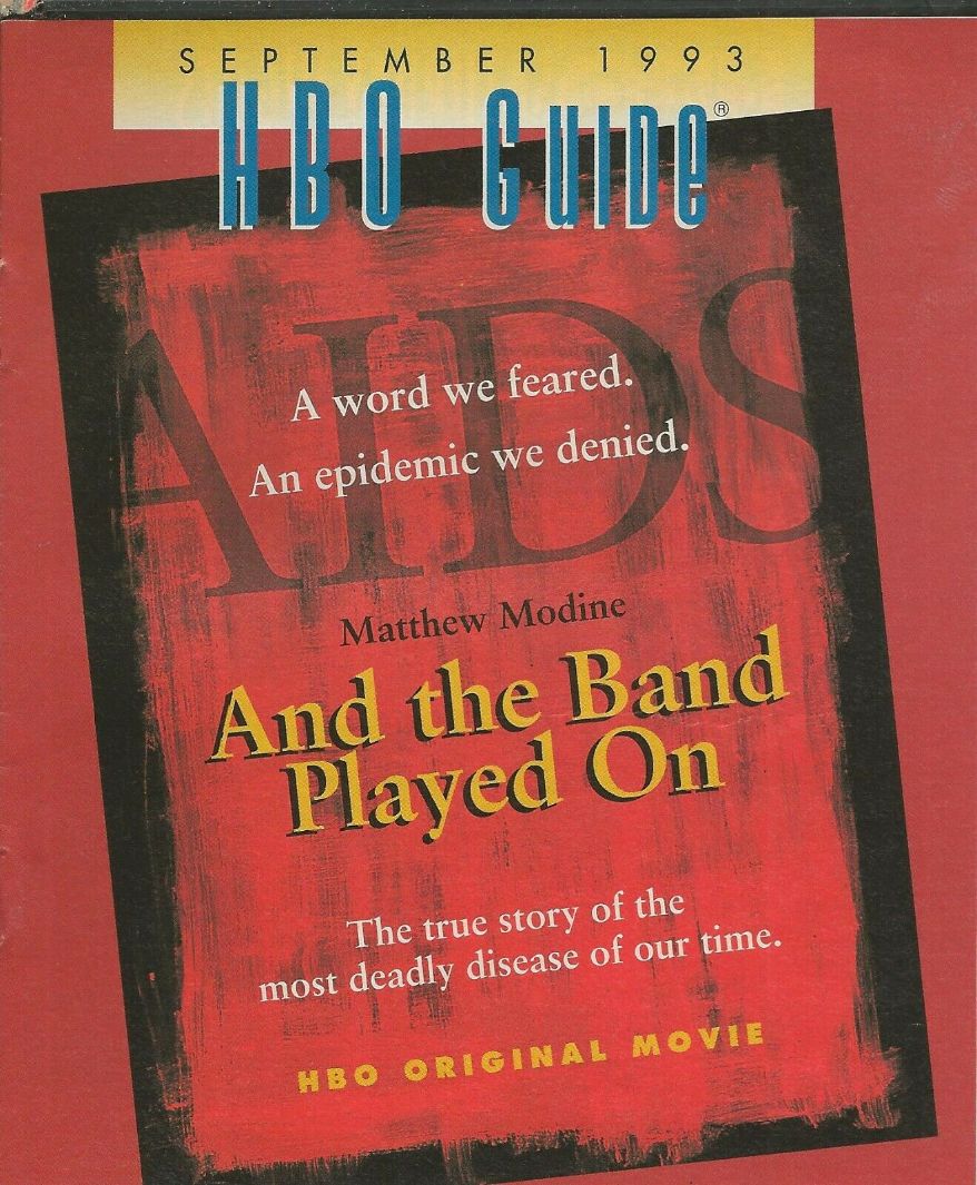 HBO magazine side cover  September 1993