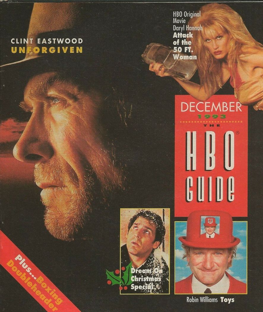 HBO magazine side cover  December 1993