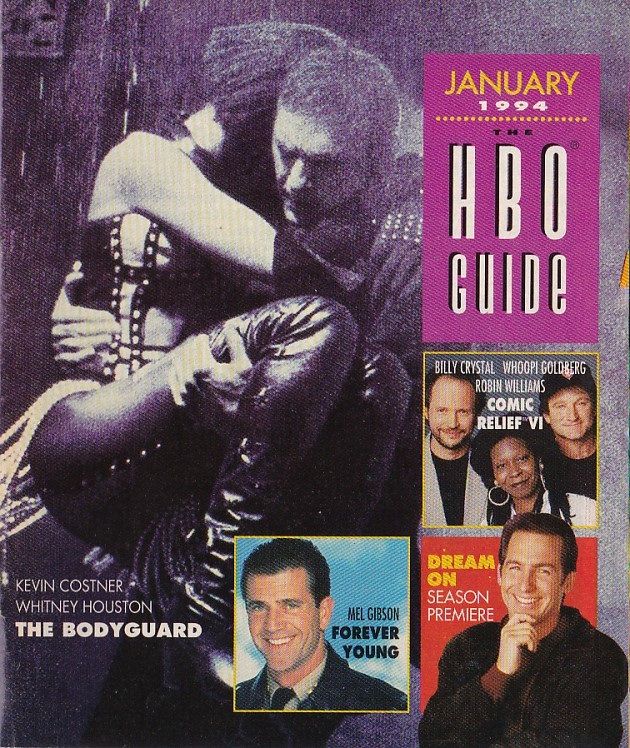 HBO magazine side cover  January 1994