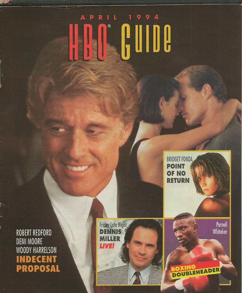 HBO magazine side cover  April 1994