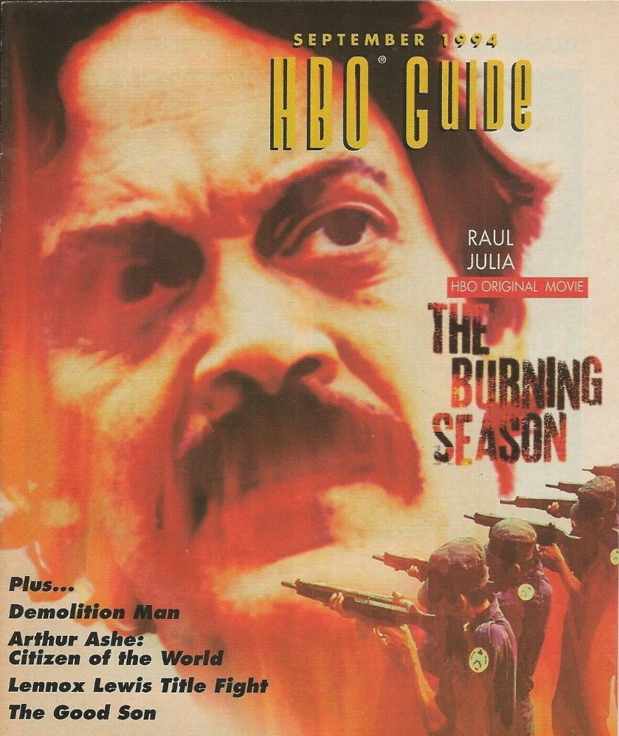 HBO magazine side cover  September 1994