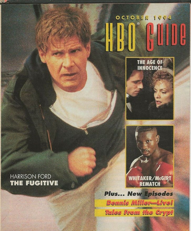 HBO magazine side cover  October 1994
