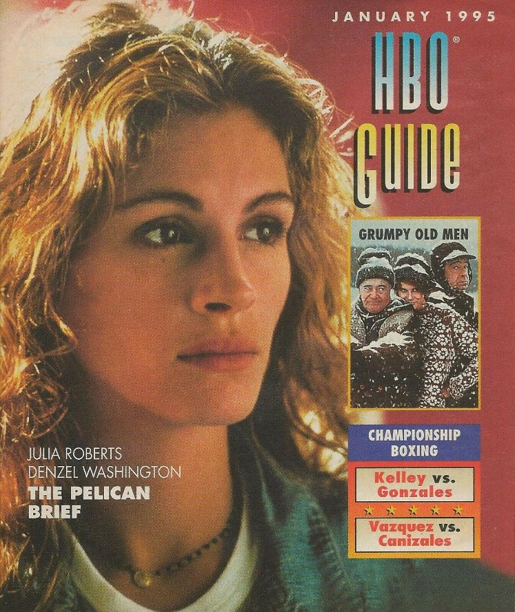 HBO magazine side cover  January 1995