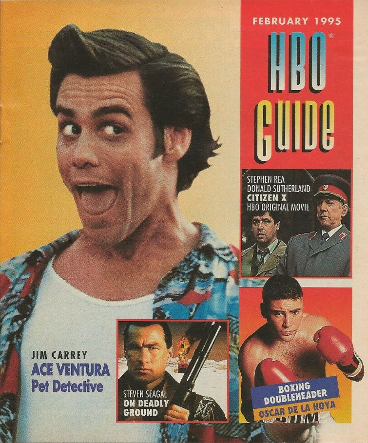 HBO magazine side cover February 1995