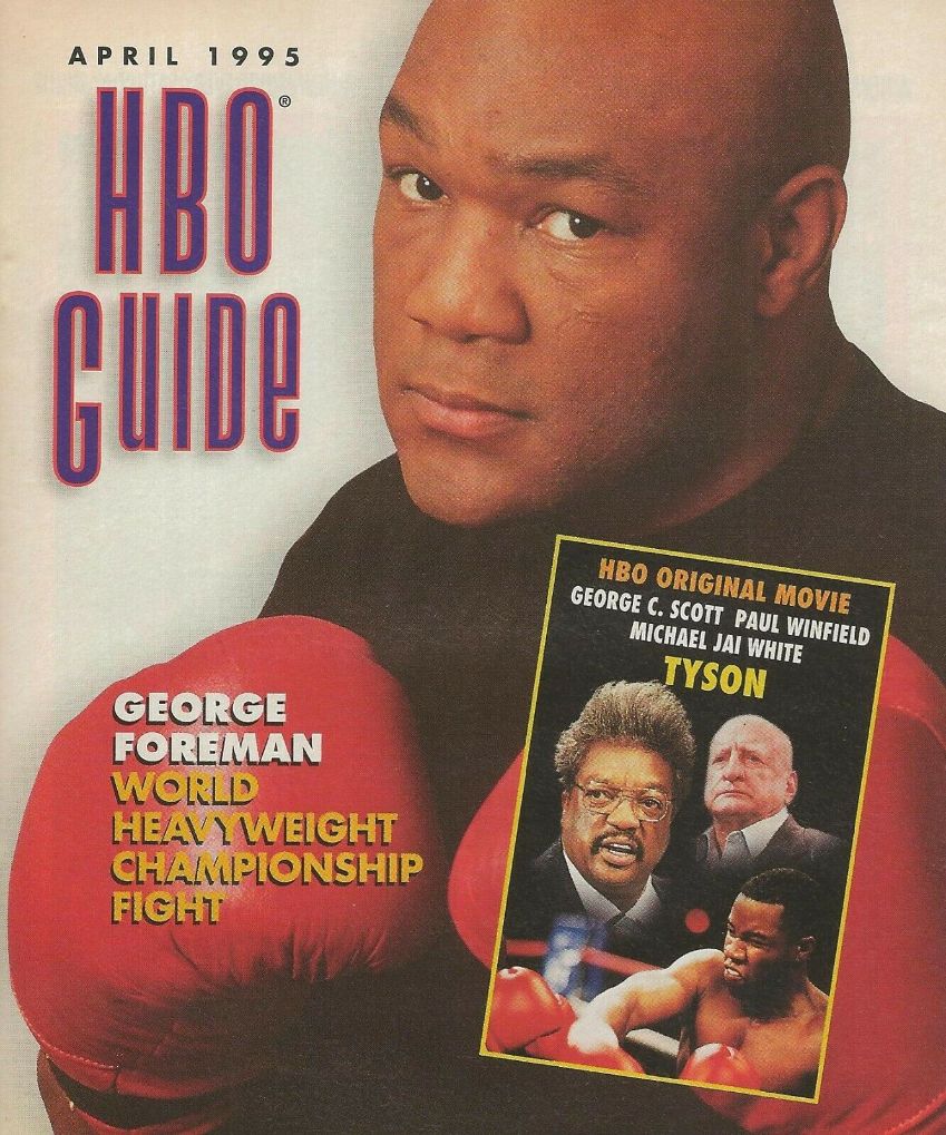 HBO magazine side cover  April 1995