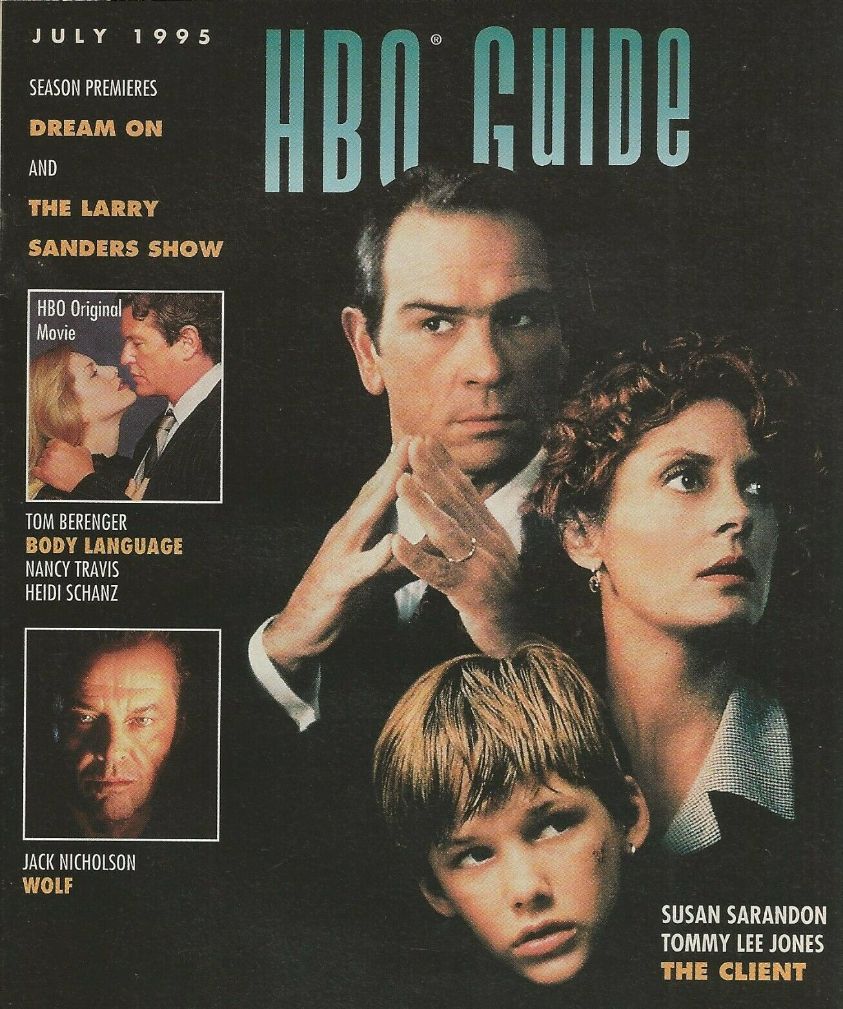 HBO magazine side cover  July 1995