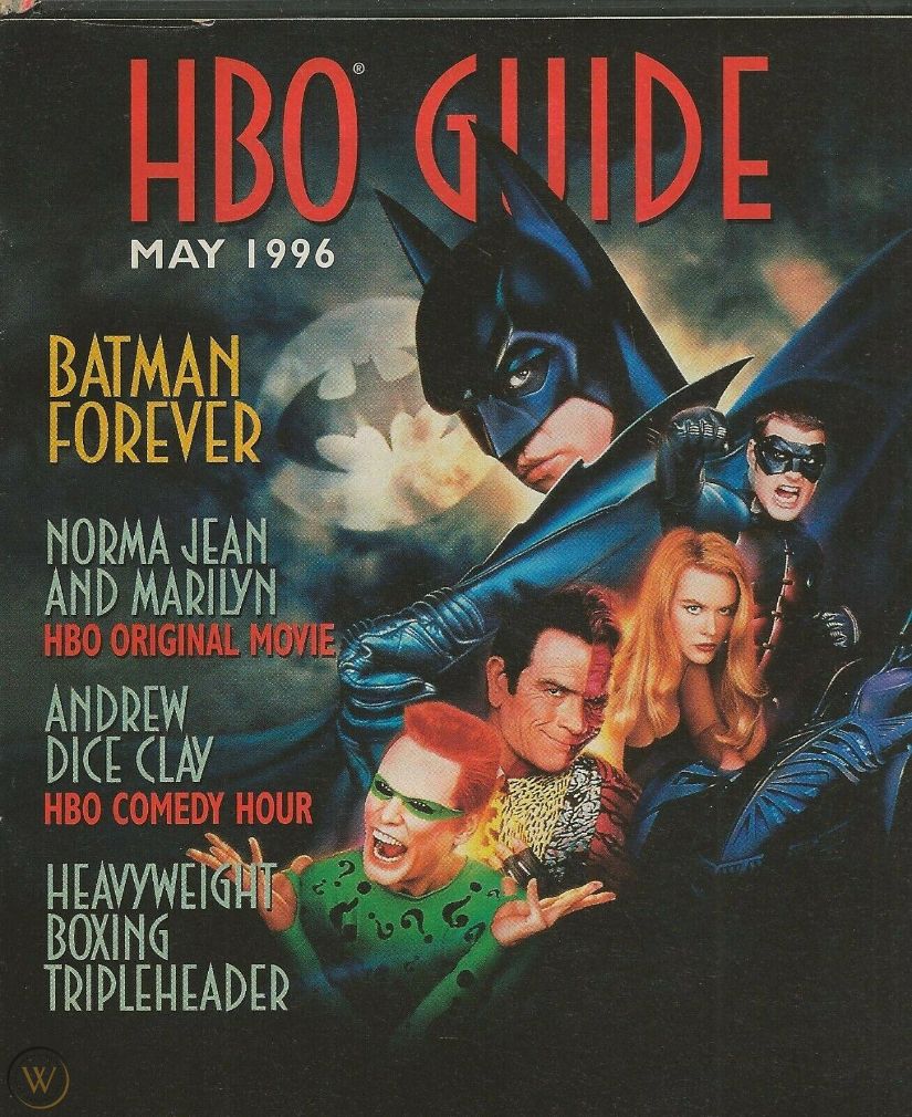 HBO magazine side cover  May 1996