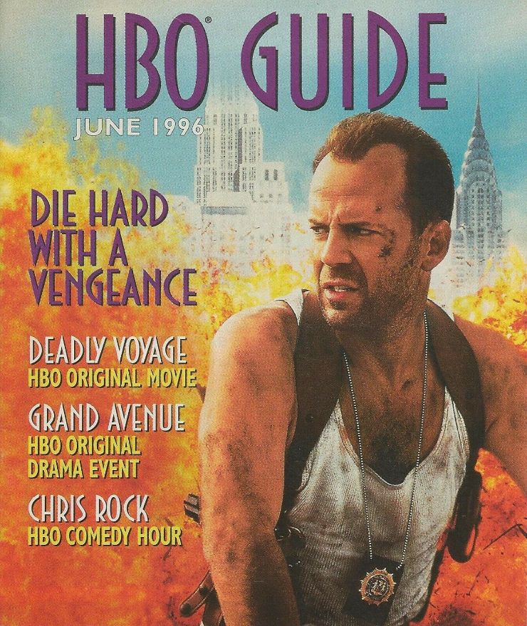 HBO magazine side cover  June 1996