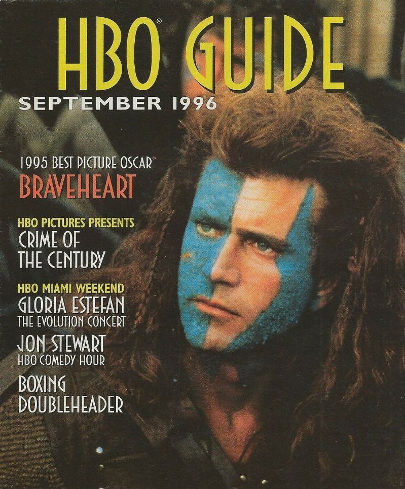 HBO magazine side cover  September 1996