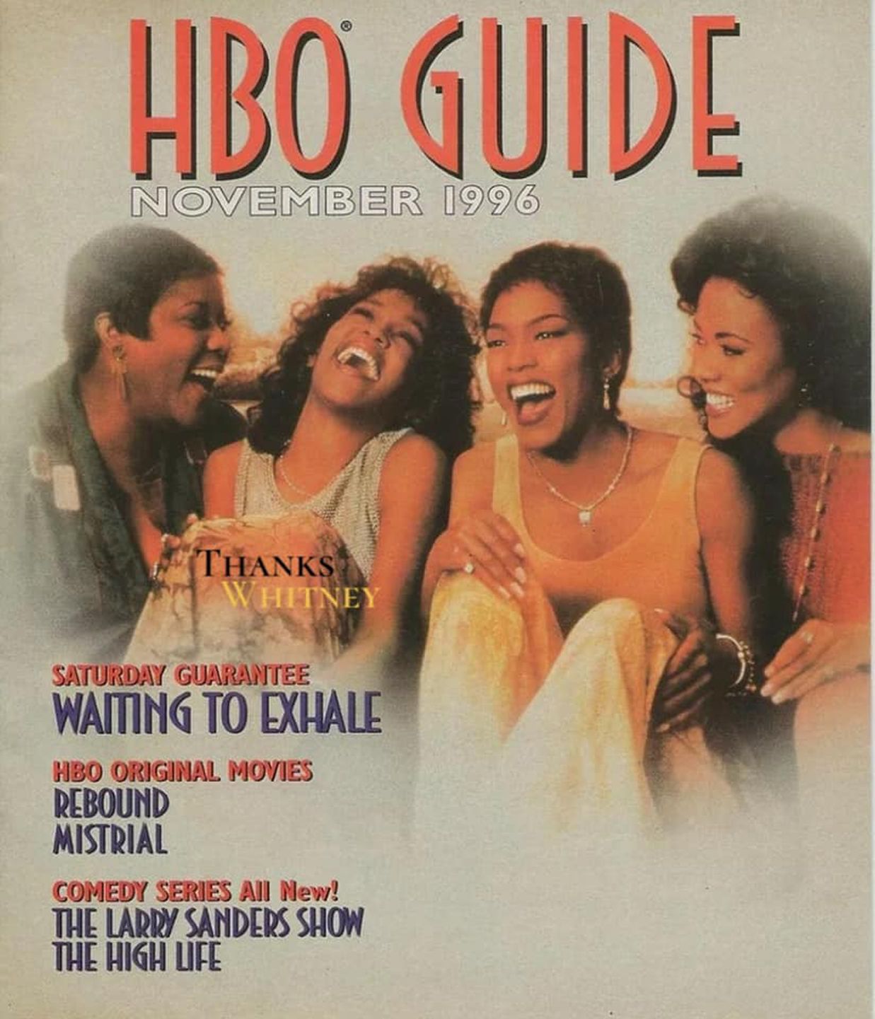 HBO magazine side cover  November 1996