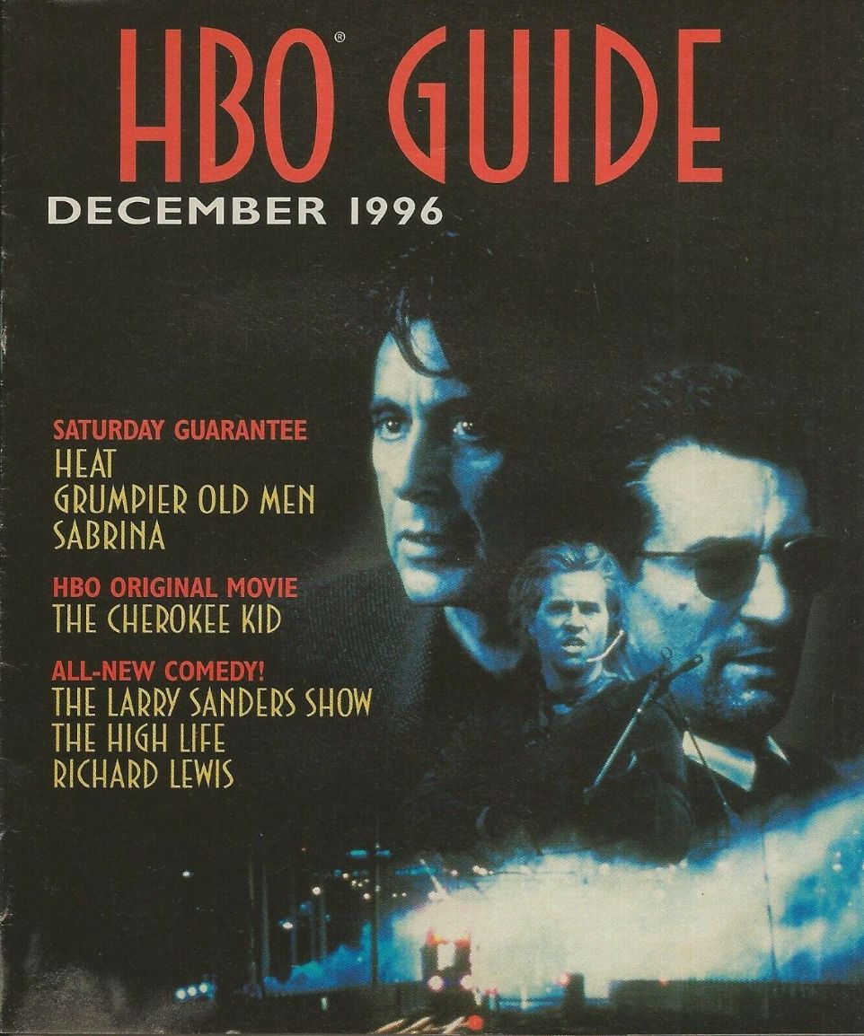 HBO magazine side cover  December 1996