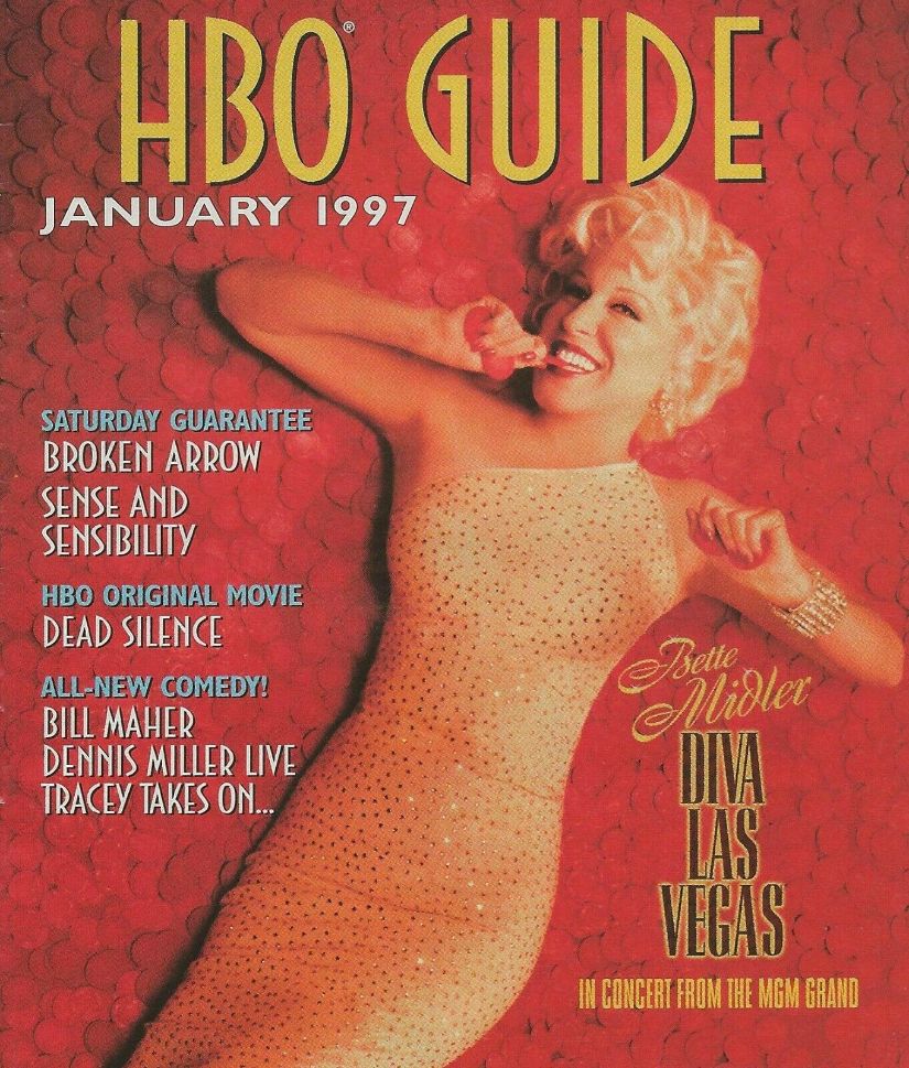 HBO magazine side cover  January 1997