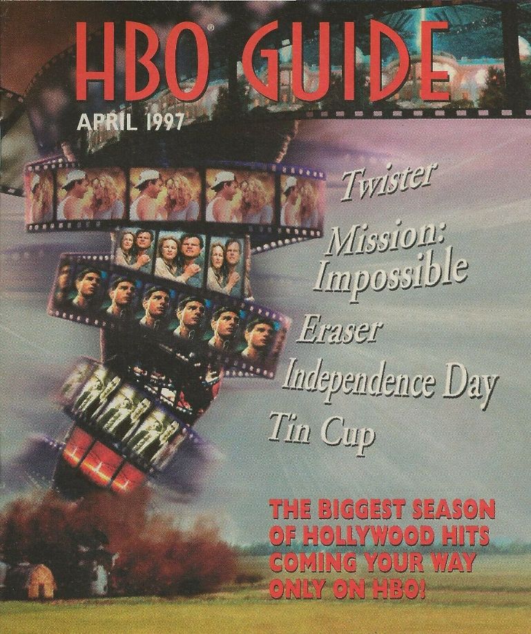 HBO magazine side cover  April 1997