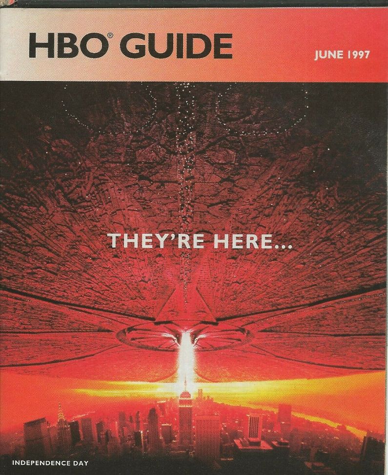 HBO magazine side cover  June 1997