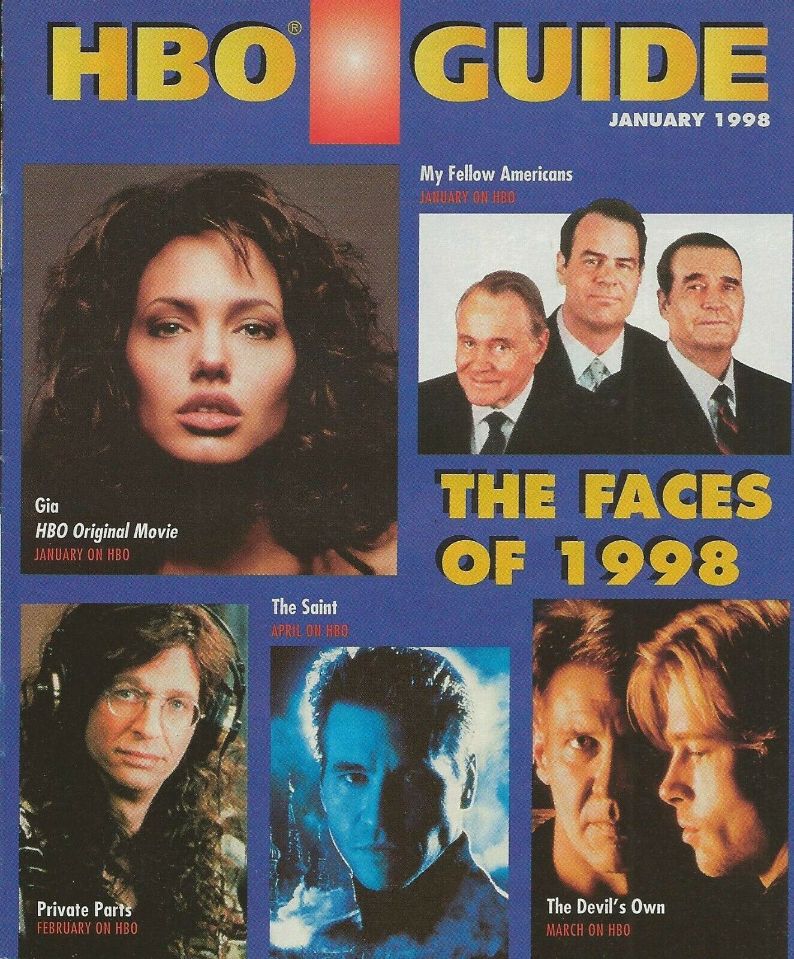 HBO magazine side cover  January 1998