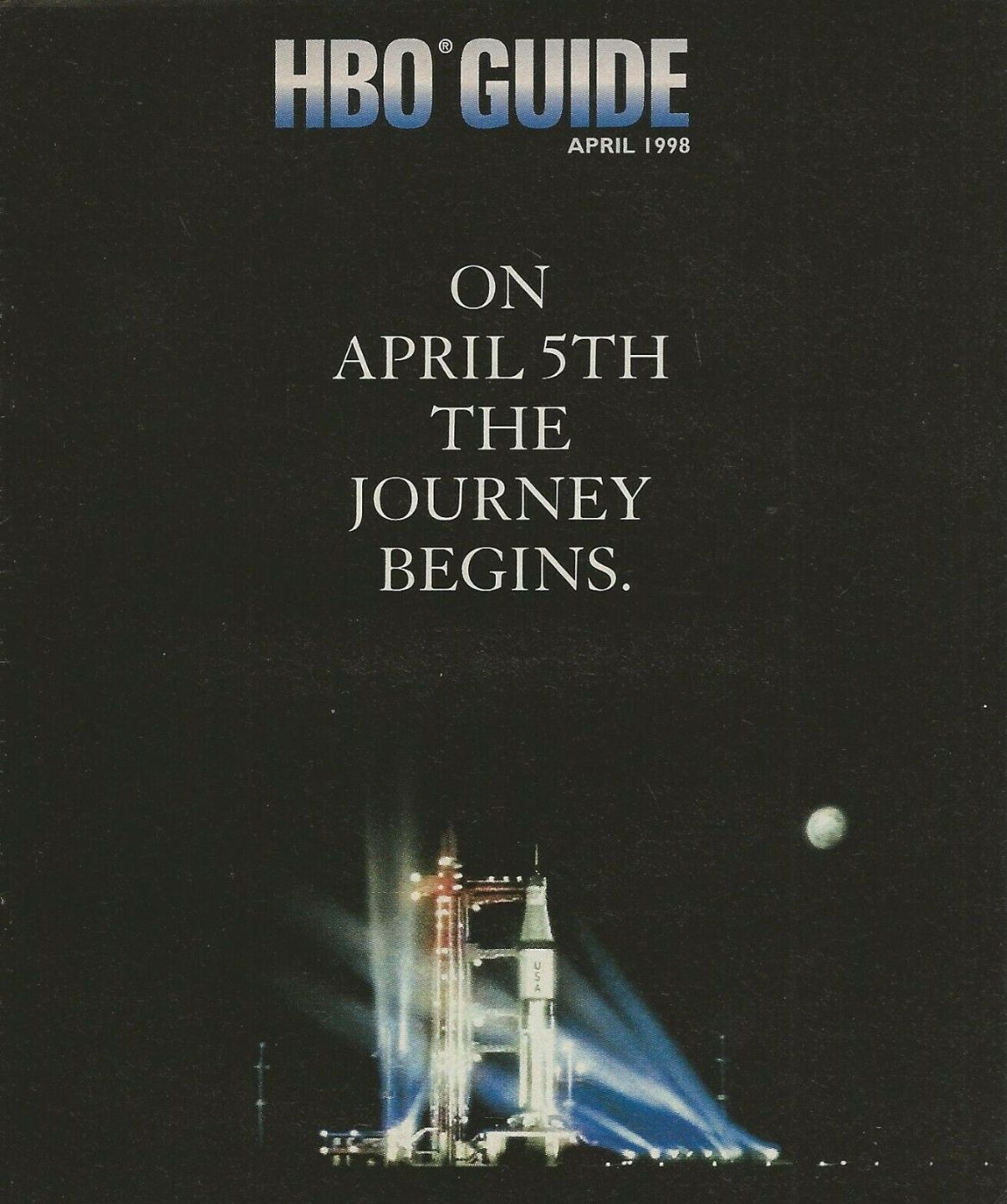 HBO magazine side cover  April 1998