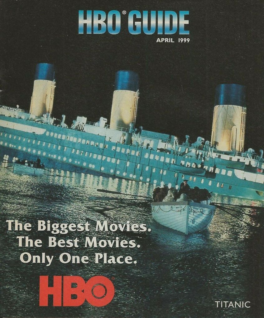 HBO magazine side cover April 1999