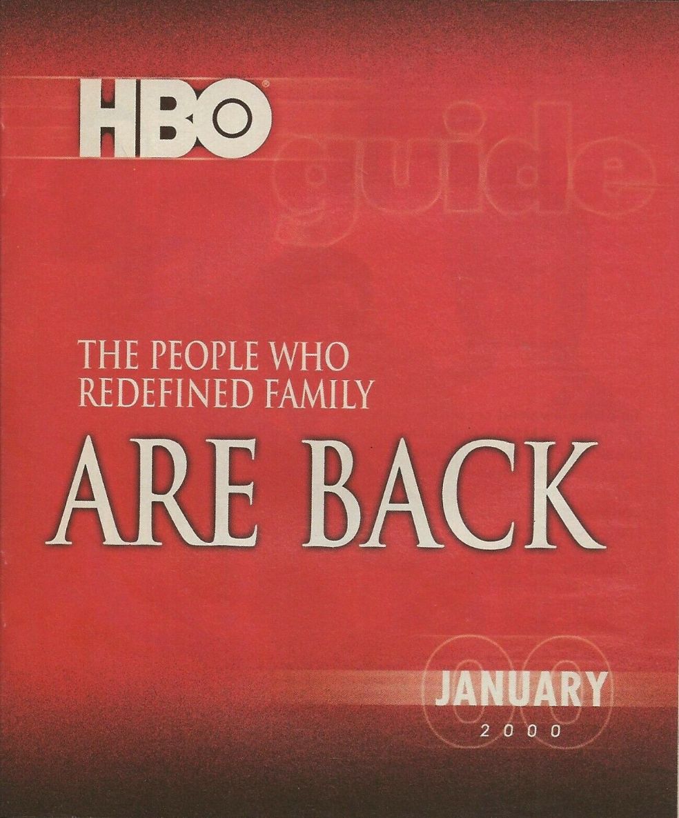 HBO magazine side cover  January 2000