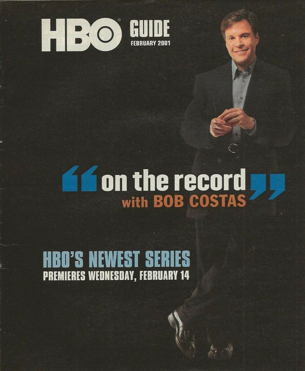 HBO magazine side cover February 2001