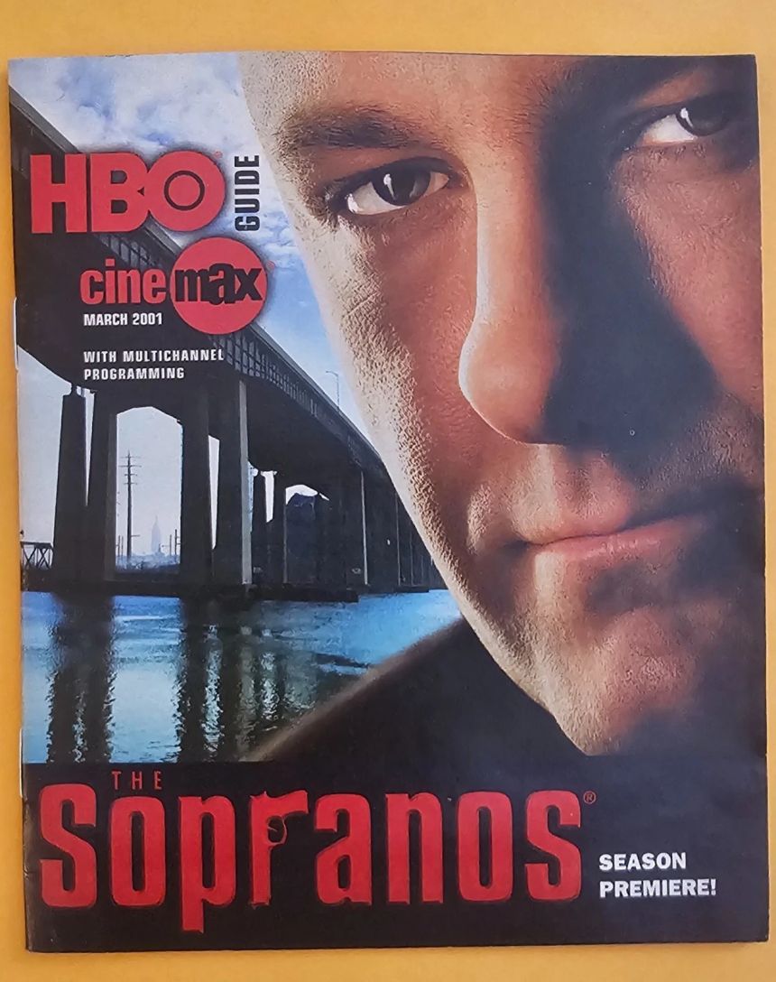 HBO magazine side cover  March 2001