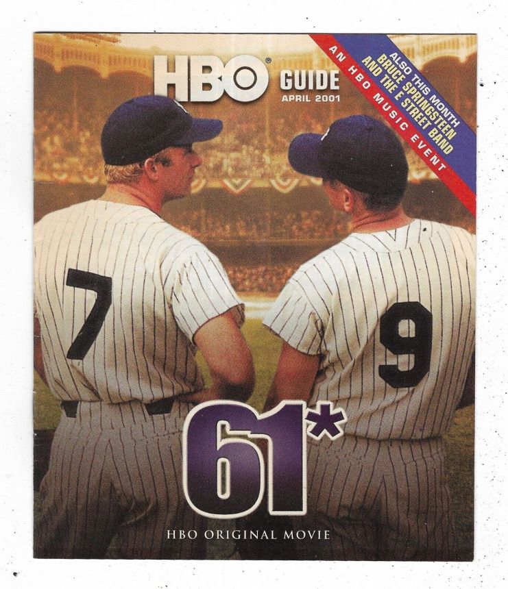 HBO magazine side cover  April 2001