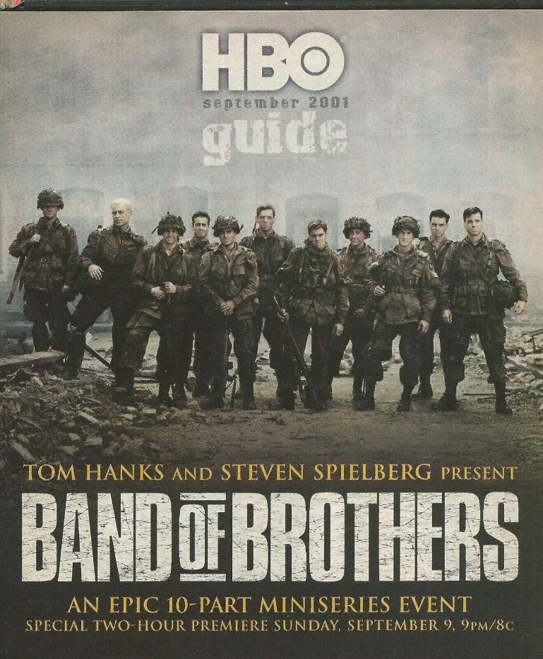 HBO magazine side cover  September 2001