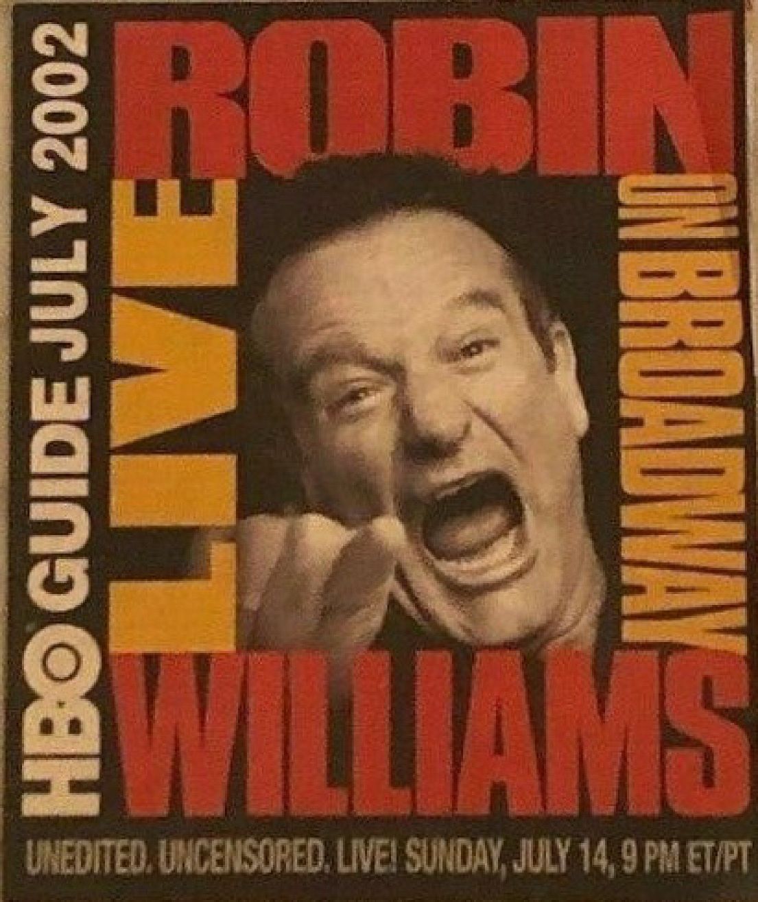 HBO magazine side cover  July 2002