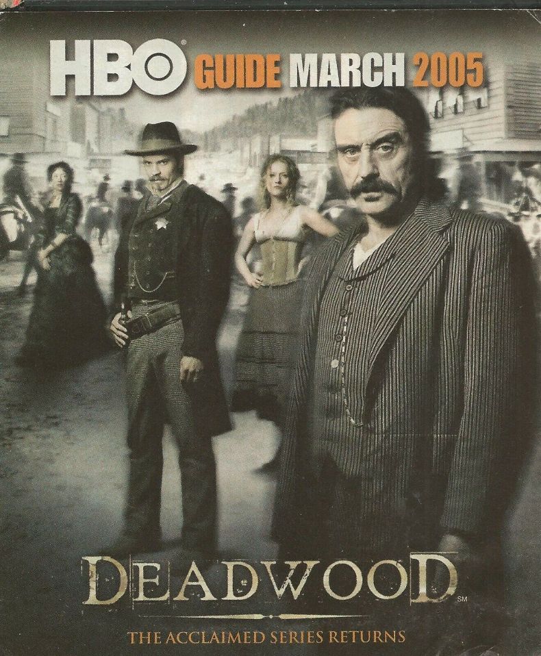 HBO magazine side cover  March 2005