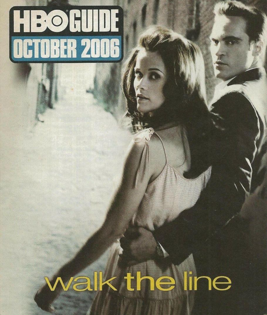 HBO magazine side cover  October 2006