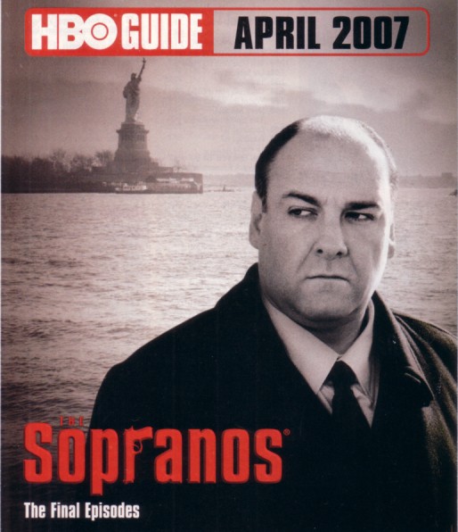 HBO magazine side cover April 2007
