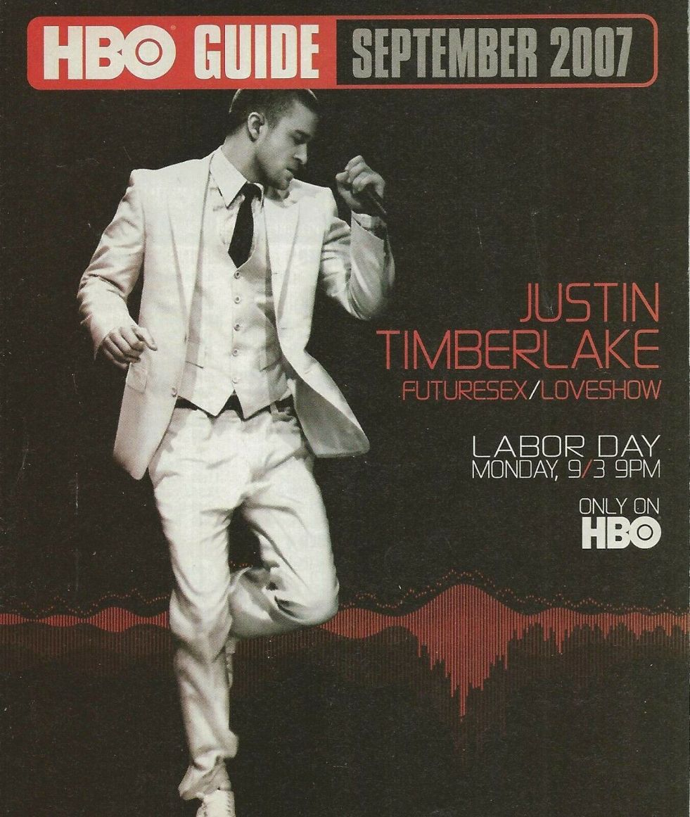 HBO magazine side cover  September 2007