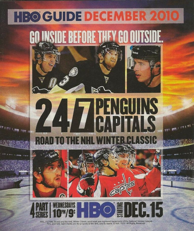 HBO magazine side cover  December 2010