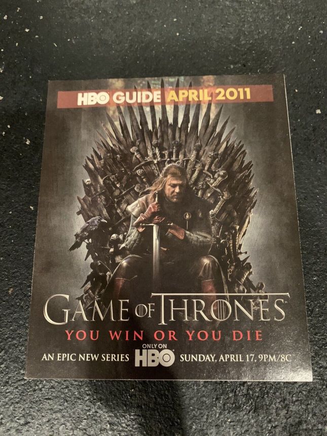 HBO magazine side cover  April 2011