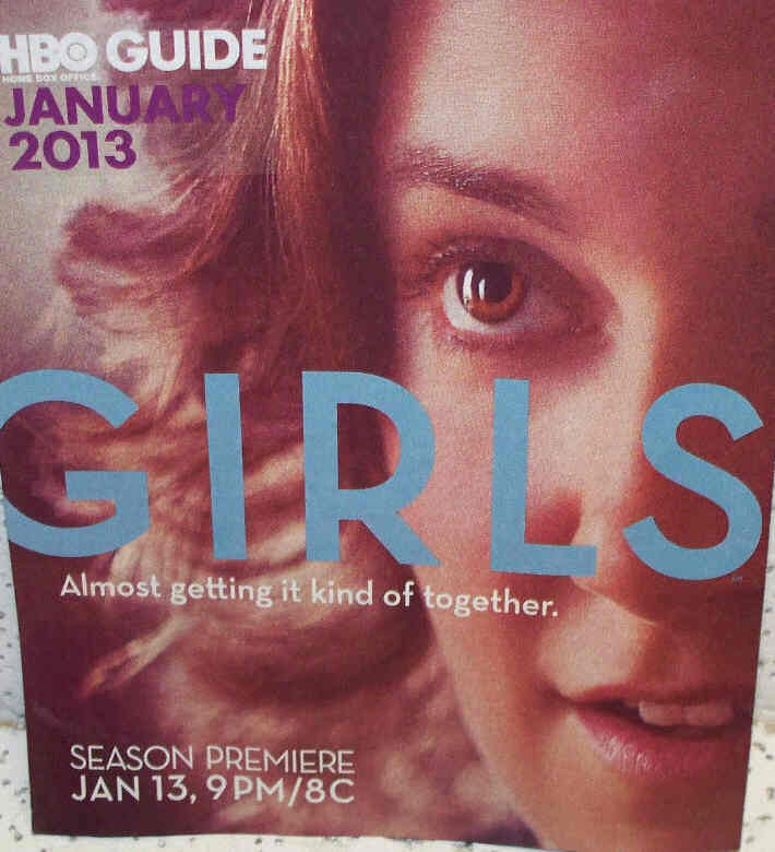HBO magazine side cover January 2013