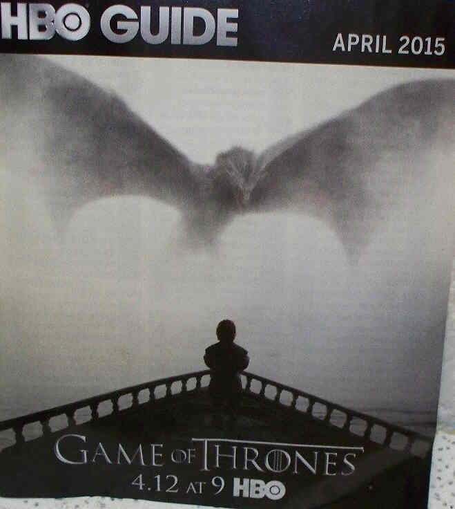HBO magazine side cover April 2015