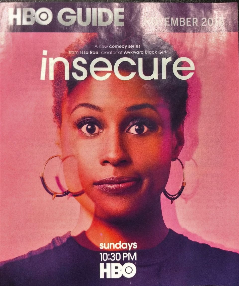 HBO magazine side cover  November 2016