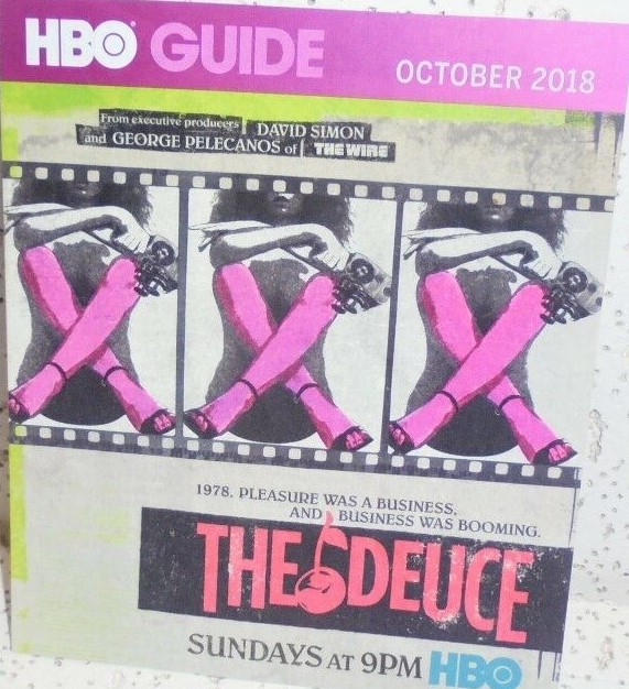 HBO magazine side cover  October 2018